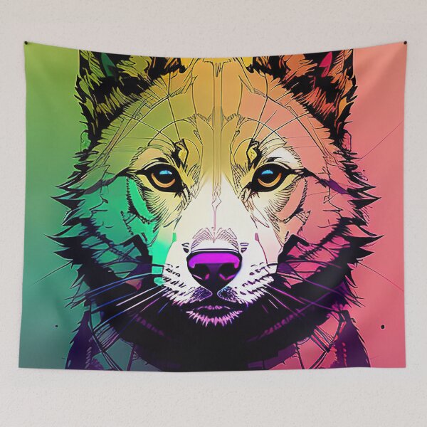 Item preview, Cyber Canine: A Futuristic Portrait of Man's Best Friend designed and sold by DavesDogShop.