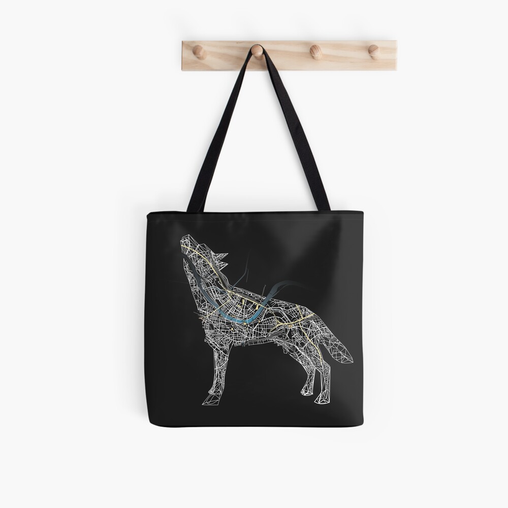 Basel Citymap Artwork | LOUP (wolverine) Stofftasche