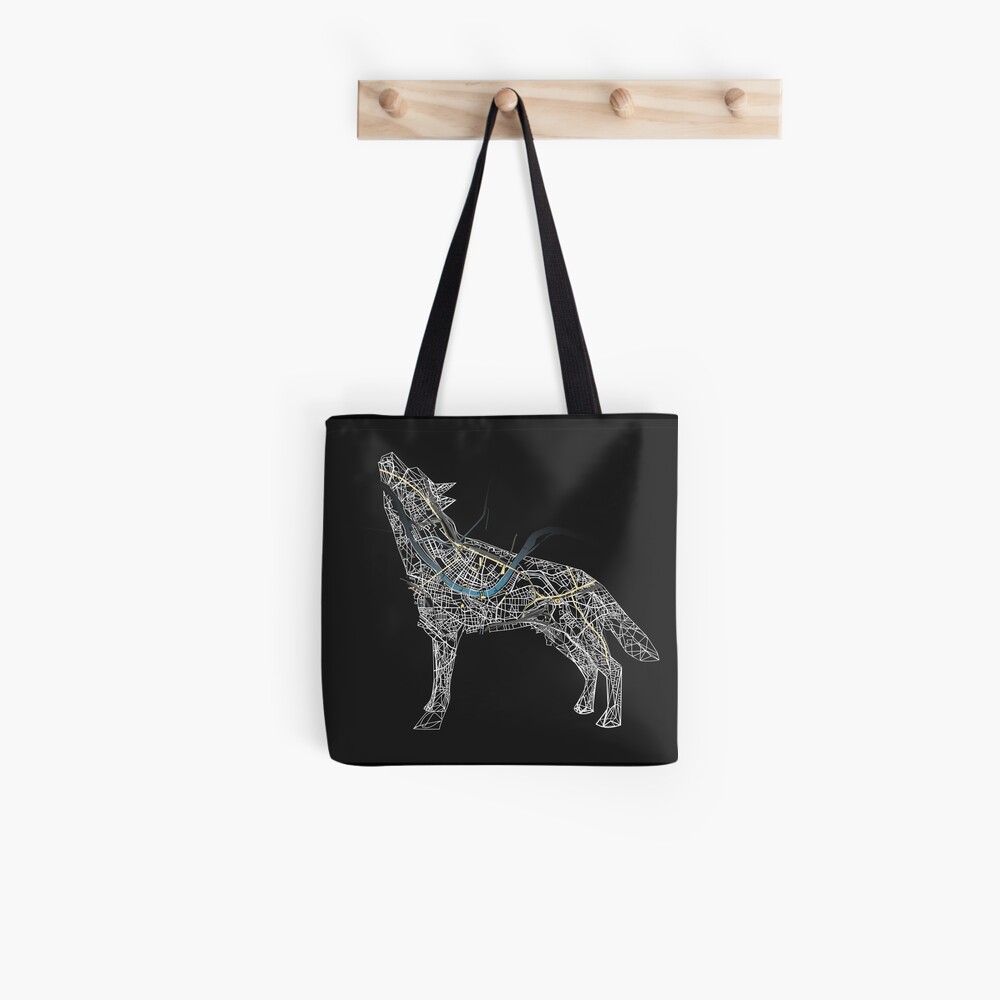 Basel Citymap Artwork | LOUP (wolverine) Stofftasche