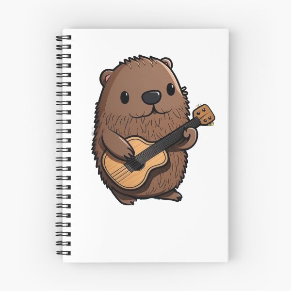 Item preview, Happy Beaver Playing the Guitar designed and sold by KodakDesigns.