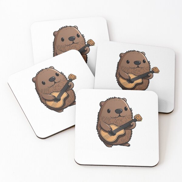 Item preview, Happy Beaver Playing the Guitar designed and sold by KodakDesigns.