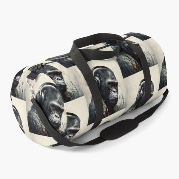 Item preview, Gorilla Listening to Music Gorilla wearing headphones designed and sold by Brockinator.
