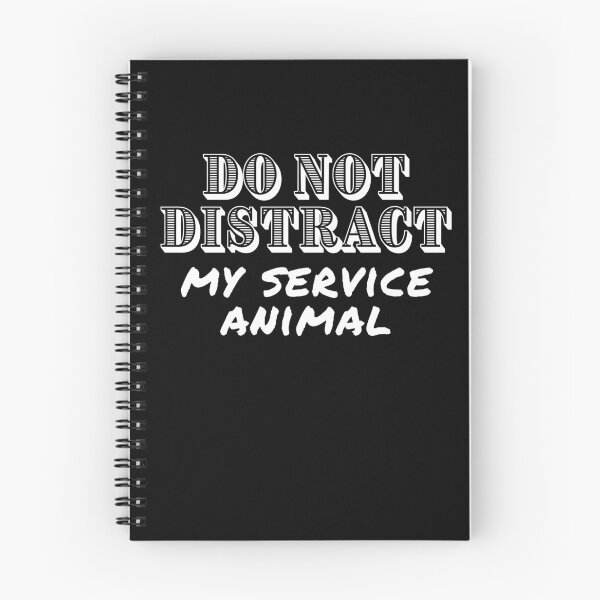 Item preview, Do Not Distract My Service Animal - Guide Dog - Service Dog - White Design for Dark Background designed and sold by SayWhatYouFeel.