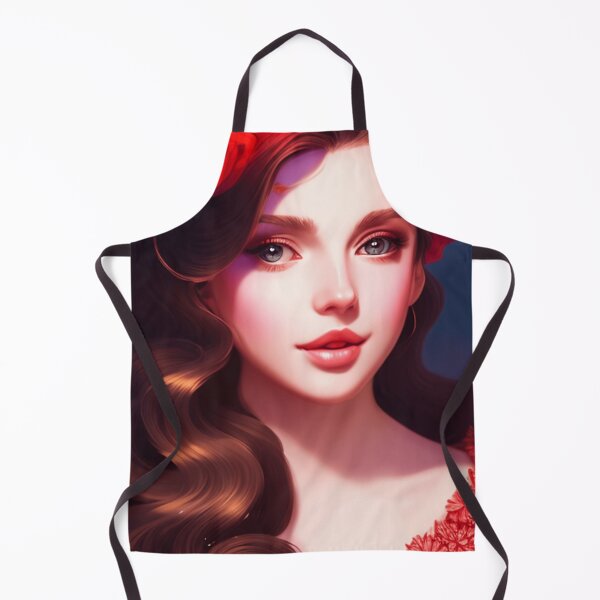 Item preview, Young woman with brown hair and blue eyes designed and sold by Girly-Universe.