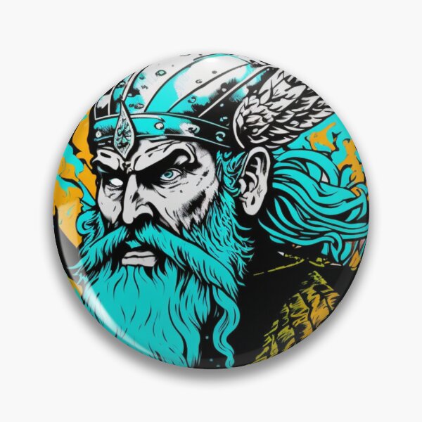 Item preview, Retrowave, Odin Retro Sticker designed and sold by Organic Creeps.
