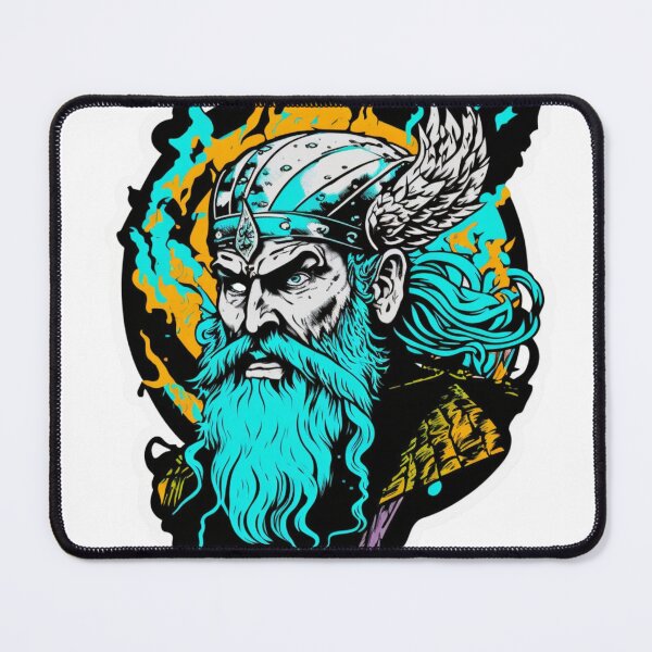 Item preview, Retrowave, Odin Retro Sticker designed and sold by Organic Creeps.