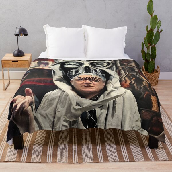 Item preview, Cyberpunk Aleister Crowley The Great Beast of Thelema painted in a Surrealist and Impressionist style designed and sold by Ataraxia Apparel.