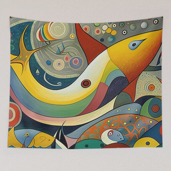 Item preview, Abstract marine life illustration designed and sold by RK - Shop.