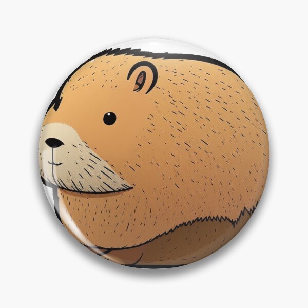 Item preview, Fat Capybara Capy Cartoon Drawing designed and sold by KodakDesigns.