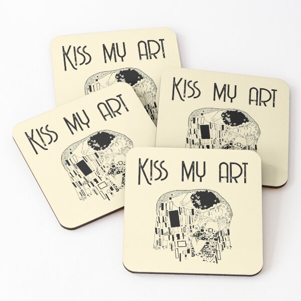 Item preview, Gustav Klimt kiss designed and sold by Blacklinesw9.