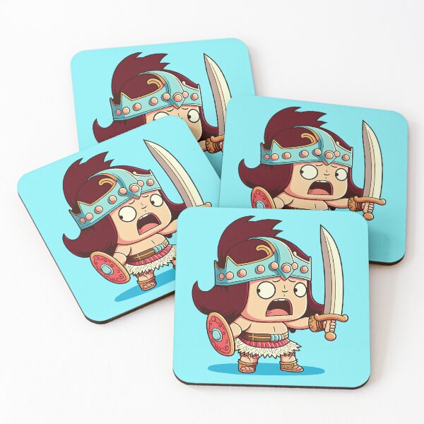 Item preview, Kawaii Barbarian Warrior designed and sold by tartanphoenix.