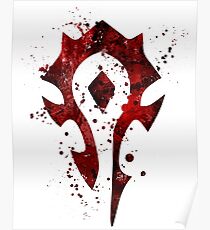 Horde Splatter Poster