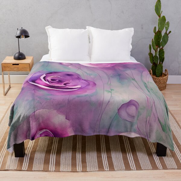 Item preview, Ethereal Purple Floral designed and sold by Poetic Patterns Studio.