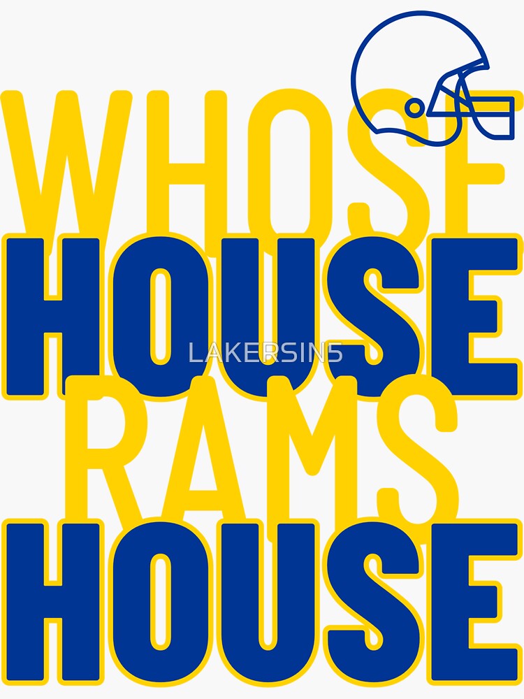 Whose House Rams House pink Essential T-Shirt for Sale by LAKERSIN5