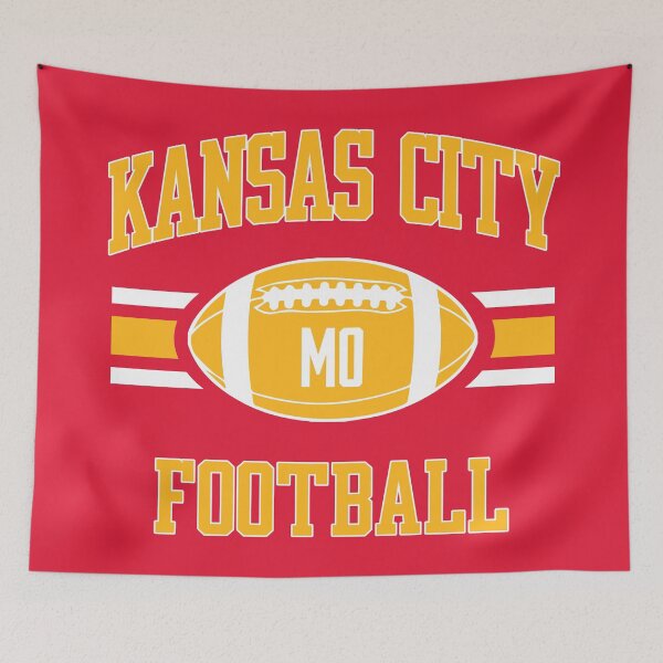 Item preview, KC Football (Red) designed and sold by sarascoprox.