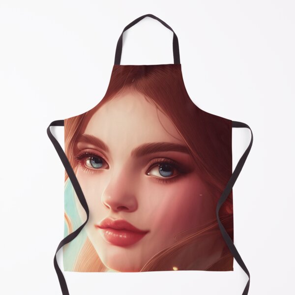 Item preview, Young woman with brown hair and blue eyes designed and sold by Girly-Universe.