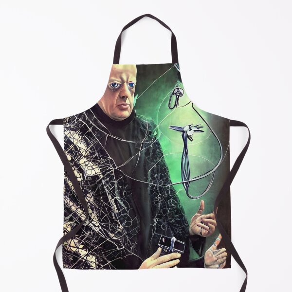 Item preview, Cyberpunk Aleister Crowley The Great Beast of Thelema painted in a Surrealist and Impressionist style designed and sold by Ataraxia  Apparel.