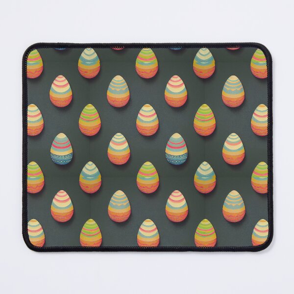 Item preview, Colorful eggs, easter, grey background designed and sold by YeKnot.