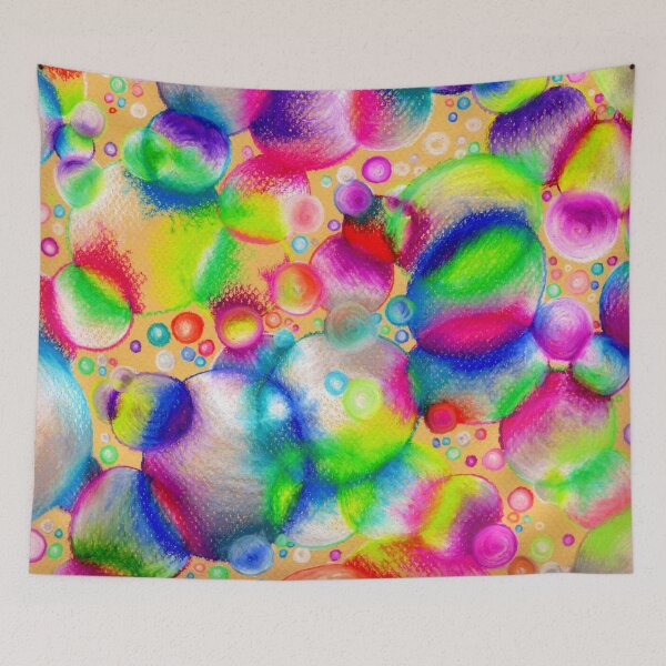 Item preview, Colorful Bubbles designed and sold by Nalinne Jones.