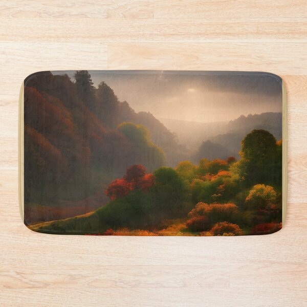 Item preview, Autumn Landscape in the late afternoon designed and sold by DreamyEscapism.