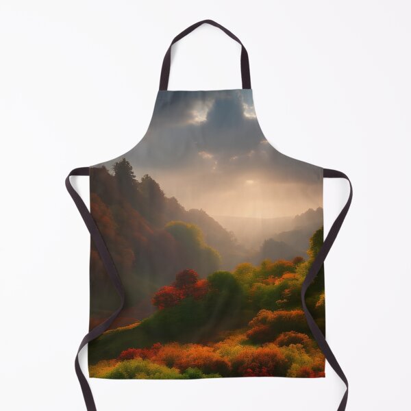 Item preview, Autumn Landscape in the late afternoon designed and sold by DreamyEscapism.
