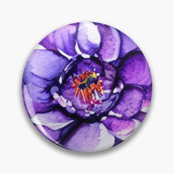 Item preview, Purple Watercolor Flower 01 designed and sold by CheeseBlueprint.
