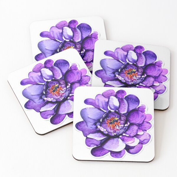 Item preview, Purple Watercolor Flower 01 designed and sold by CheeseBlueprint.
