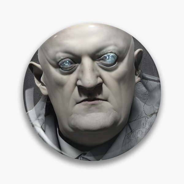 Item preview, Cyberpunk Aleister Crowley The Great Beast of Thelema painted in a Surrealist and Impressionist style designed and sold by Ataraxia  Apparel.