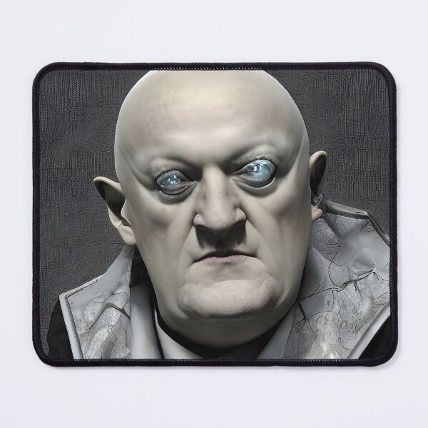 Item preview, Cyberpunk Aleister Crowley The Great Beast of Thelema painted in a Surrealist and Impressionist style designed and sold by Ataraxia  Apparel.