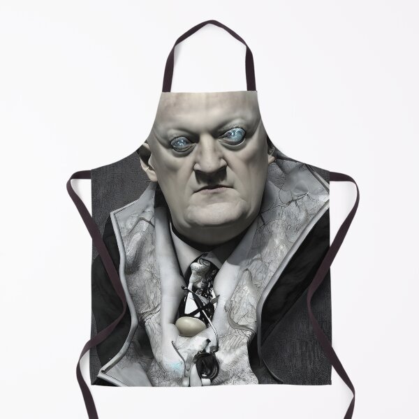 Item preview, Cyberpunk Aleister Crowley The Great Beast of Thelema painted in a Surrealist and Impressionist style designed and sold by Ataraxia  Apparel.
