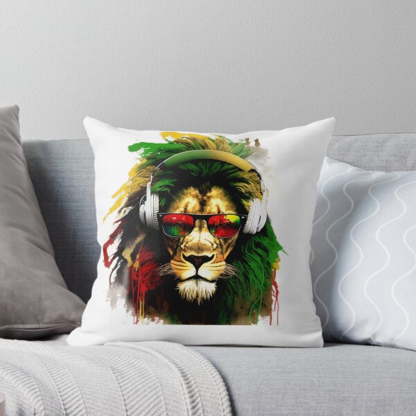 Item preview, Rasta Lion Rastafari Colors Jamaican Reggae Vibes for Rasta Lover designed and sold by Arty Fun Shop.
