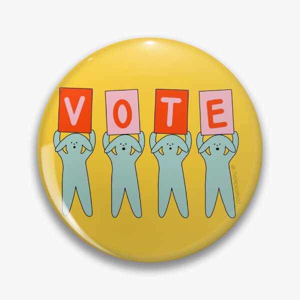 Item preview, Bark The Vote - The Peach Fuzz designed and sold by Elizabeth Hudy.