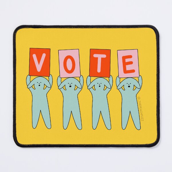 Item preview, Bark The Vote - The Peach Fuzz designed and sold by Elizabeth Hudy.