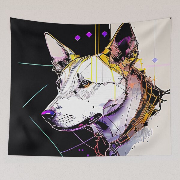 Item preview, Cyber Canine: A Futuristic Portrait of Man's Best Friend designed and sold by DavesDogShop.