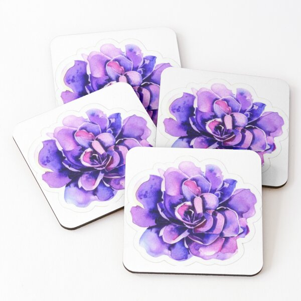 Item preview, Purple Watercolor Flower 02 designed and sold by CheeseBlueprint.