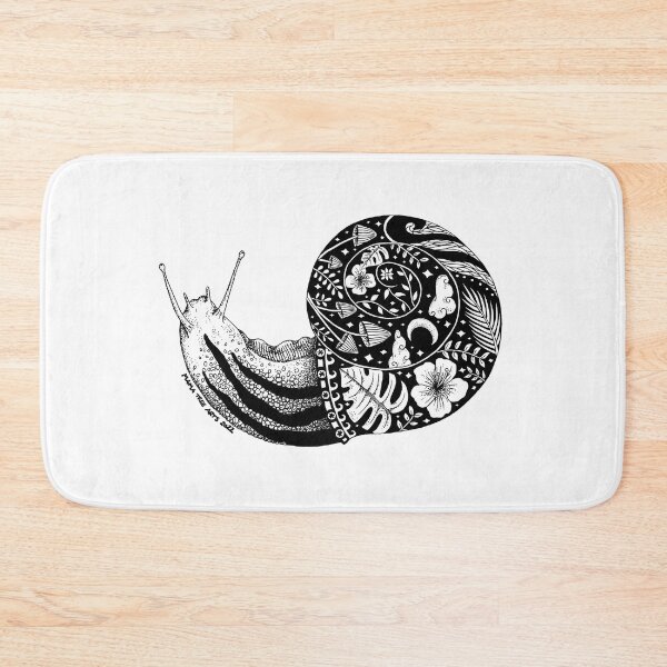 Item preview, Dreamy Botanical Snail designed and sold by TrinityNatay.