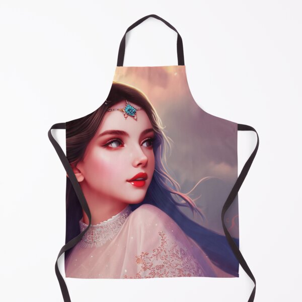 Item preview, Young woman with two colored eyes designed and sold by Girly-Universe.