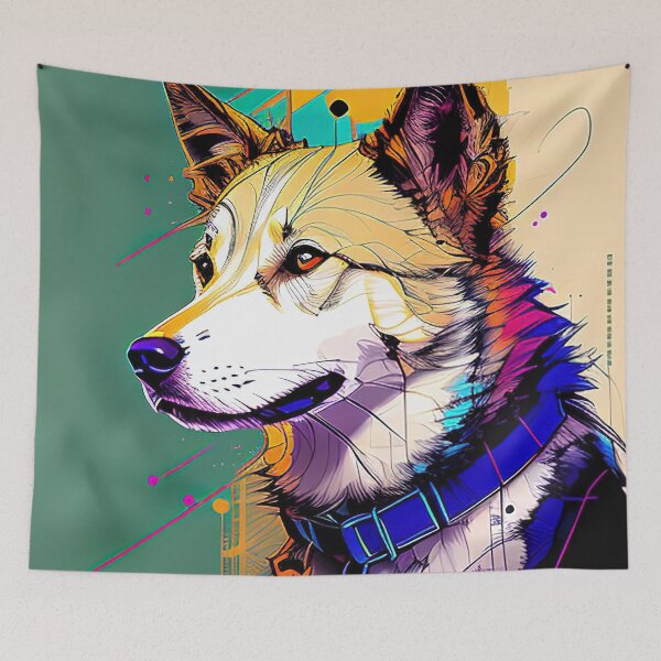Item preview, Cyber Canine: A Futuristic Portrait of Man's Best Friend designed and sold by DavesDogShop.