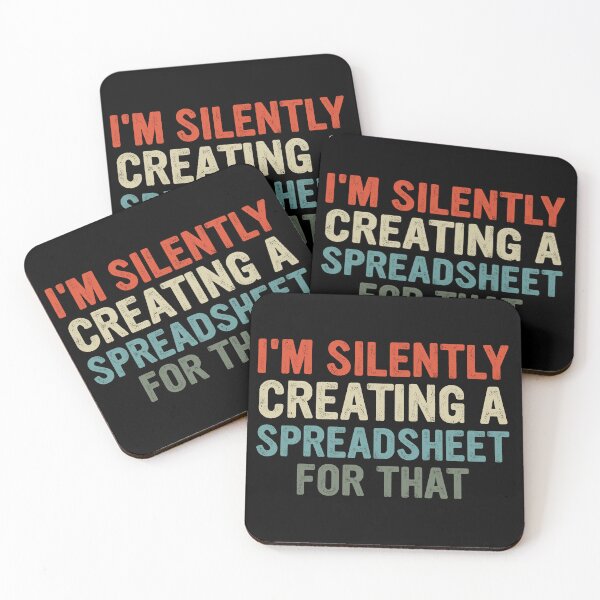 Item preview, I'm silently creating a spreadsheet for that designed and sold by BOMarc.