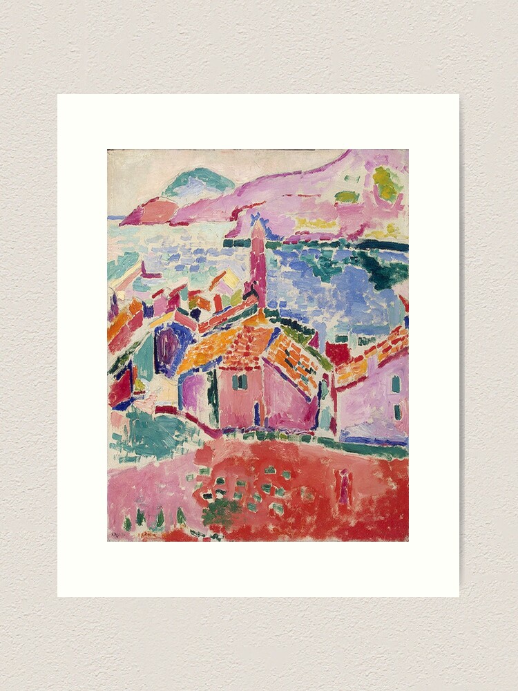 Alternate view of Les toits de Collioure- Henri Matisse Art Print