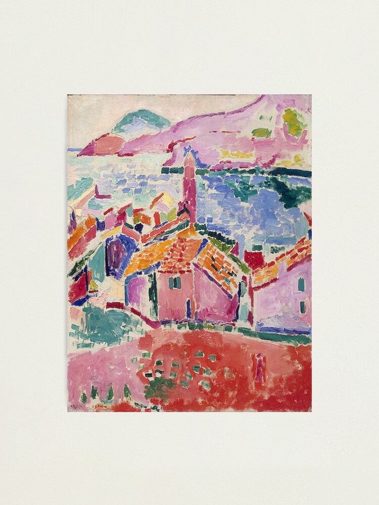 Alternate view of Les toits de Collioure- Henri Matisse Photographic Print