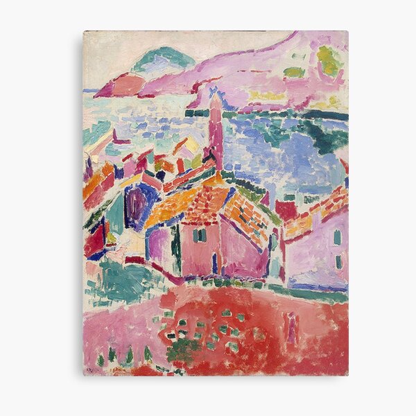 Les toits de Collioure-Henri Matisse Metallbild