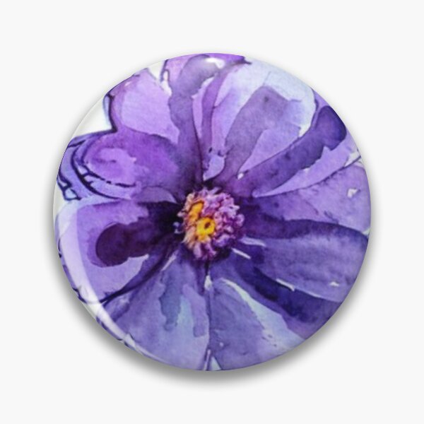 Item preview, Purple Watercolor Flower 04 designed and sold by CheeseBlueprint.