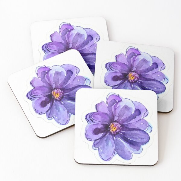 Item preview, Purple Watercolor Flower 04 designed and sold by CheeseBlueprint.