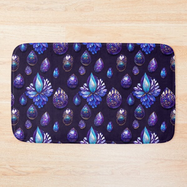 Item preview, Purple gemstones, dark pattern designed and sold by YeKnot.
