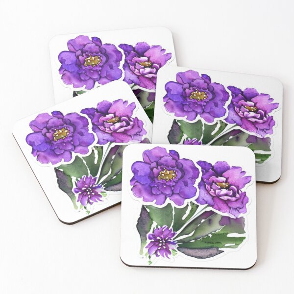 Item preview, Purple Watercolor Flower 05 designed and sold by CheeseBlueprint.