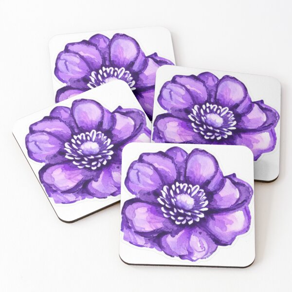 Item preview, Purple Watercolor Flower 06 designed and sold by CheeseBlueprint.