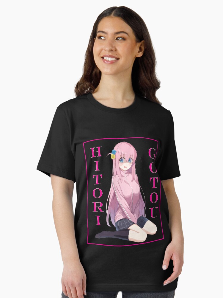 Aperçu 2 sur 7. T-shirt essentiel avec l'œuvre BOCCHI LE ROCHER!HITORI GOTOU créée et vendue par ALAAWII.