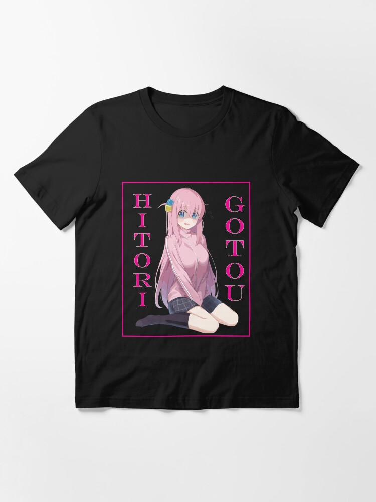 Aperçu 3 sur 7. T-shirt essentiel avec l'œuvre BOCCHI LE ROCHER!HITORI GOTOU créée et vendue par ALAAWII.