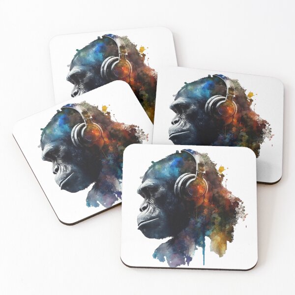 Item preview, Gorilla Art Cool Mountain Gorilla Art designed and sold by Brockinator.
